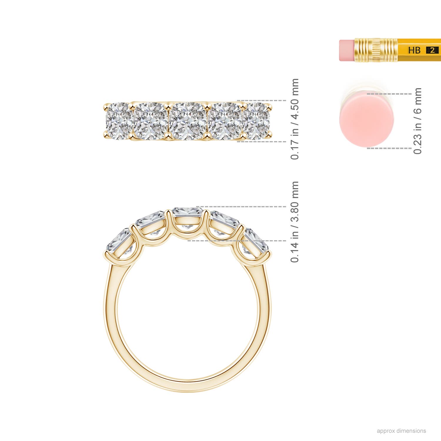 I-J, I1-I2 / 1.8 CT / 14 KT Yellow Gold