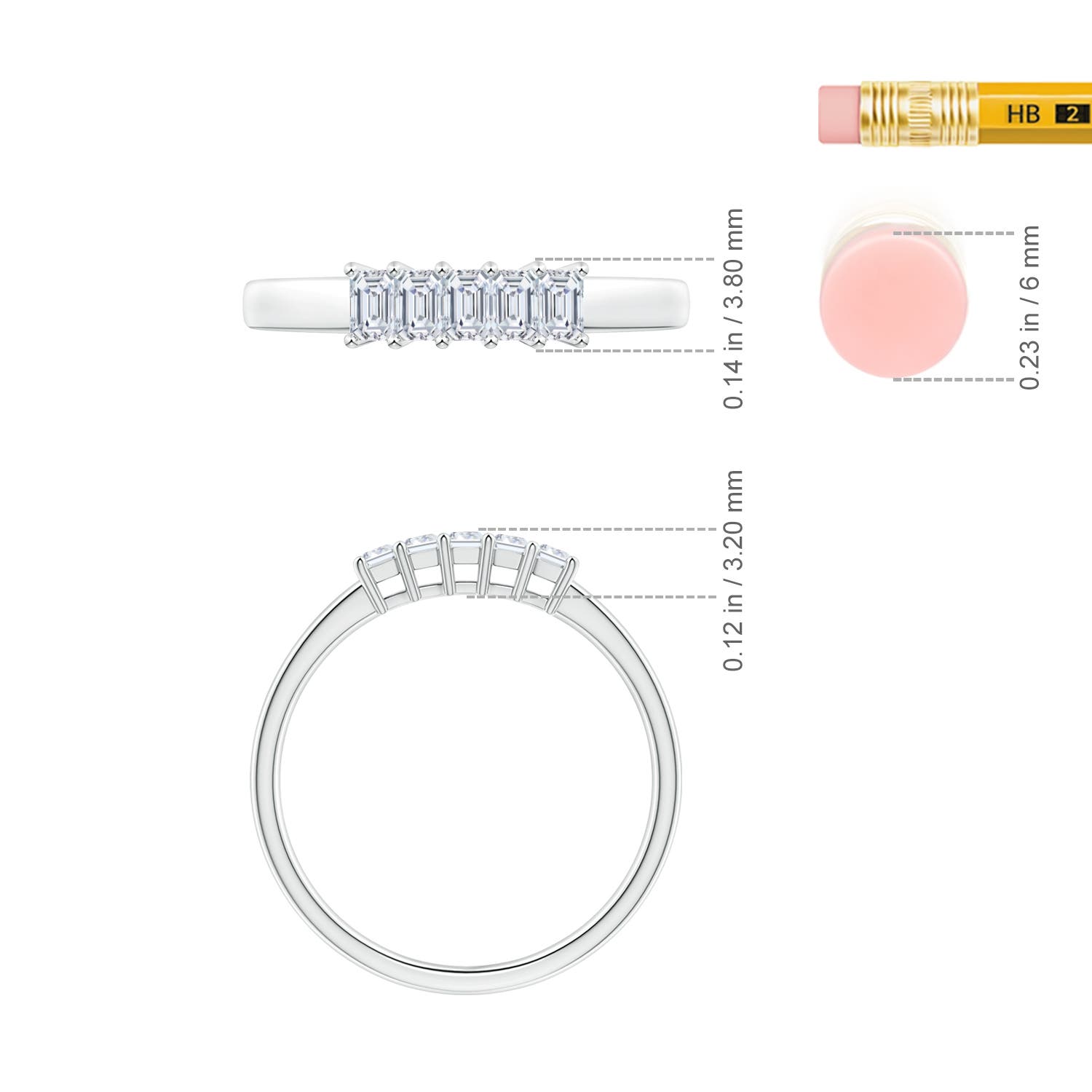 G, VS2 / 0.45 CT / 14 KT White Gold