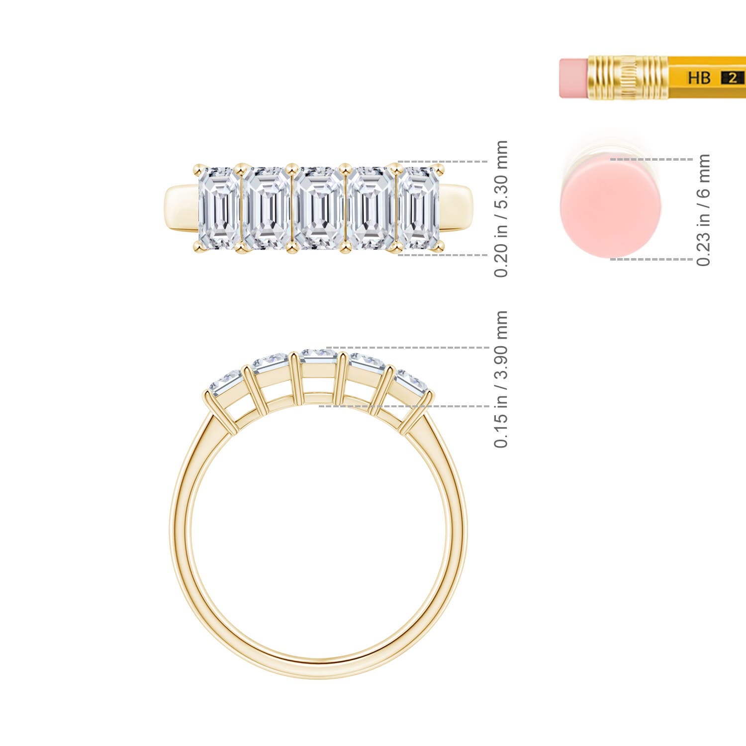 H, SI2 / 1.6 CT / 14 KT Yellow Gold