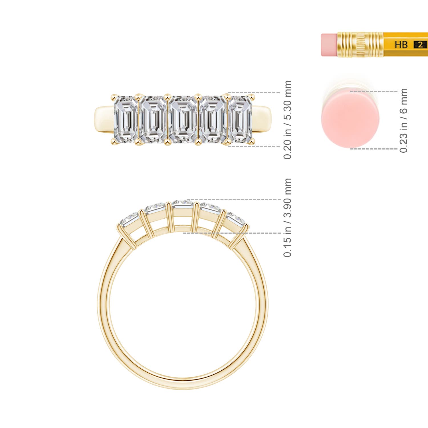 I-J, I1-I2 / 1.6 CT / 14 KT Yellow Gold