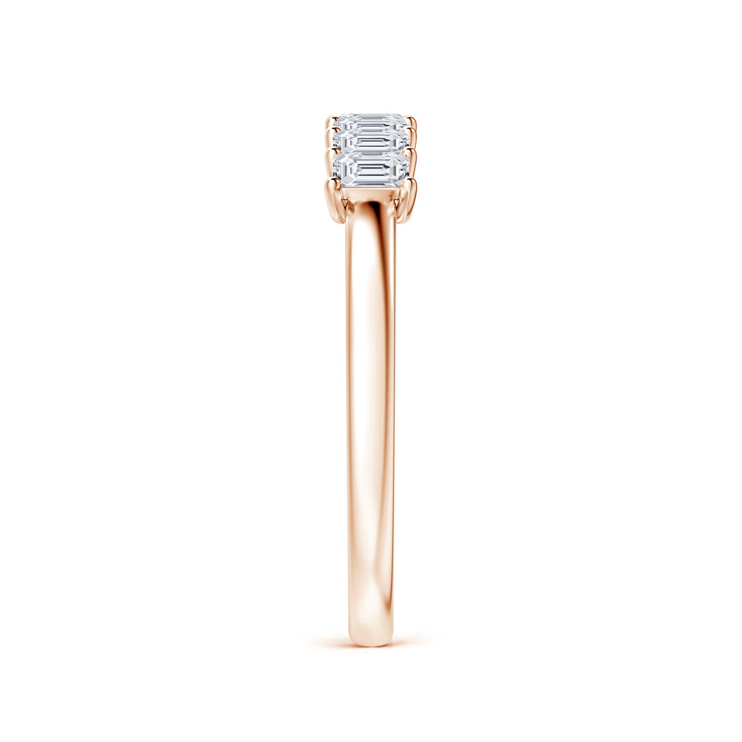 H, SI2 / 0.63 CT / 14 KT Rose Gold