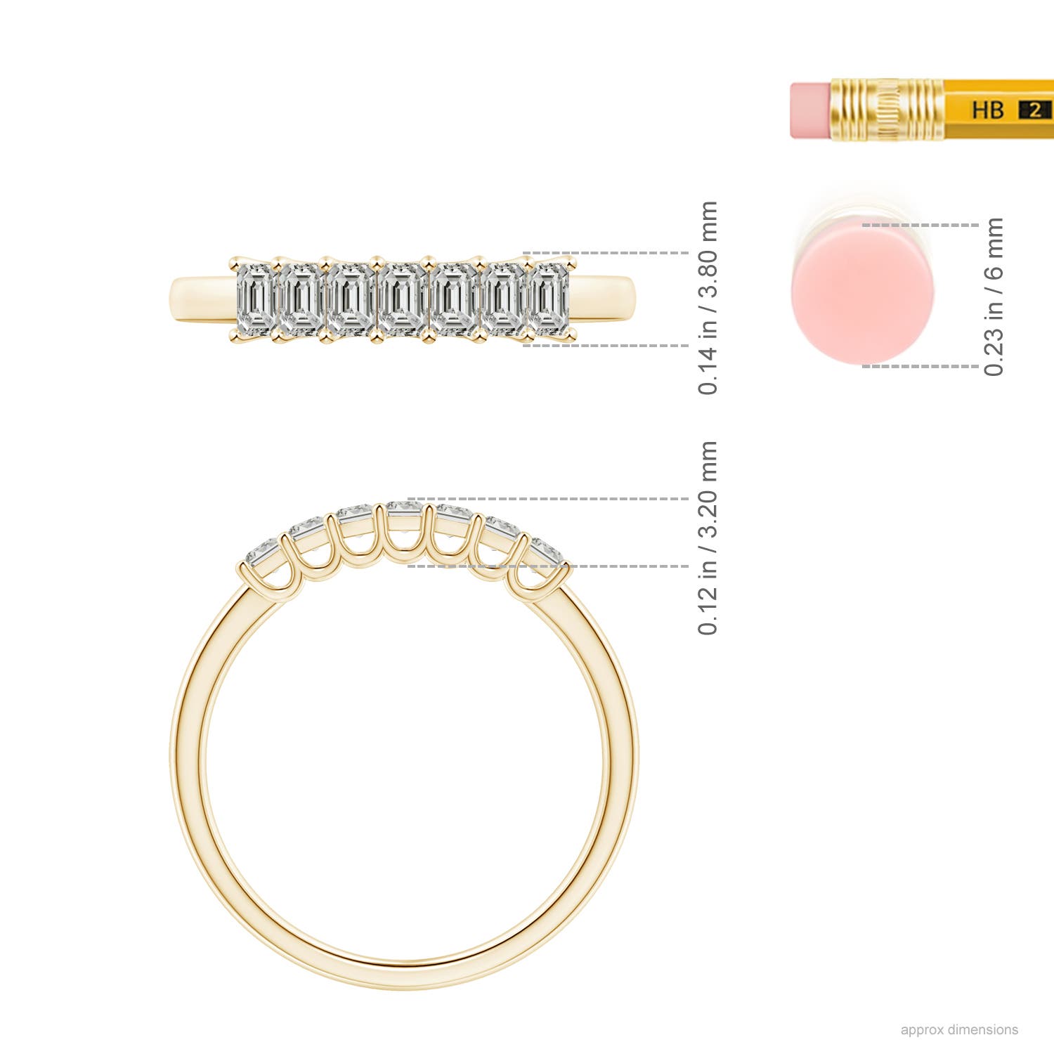 K, I3 / 0.63 CT / 14 KT Yellow Gold