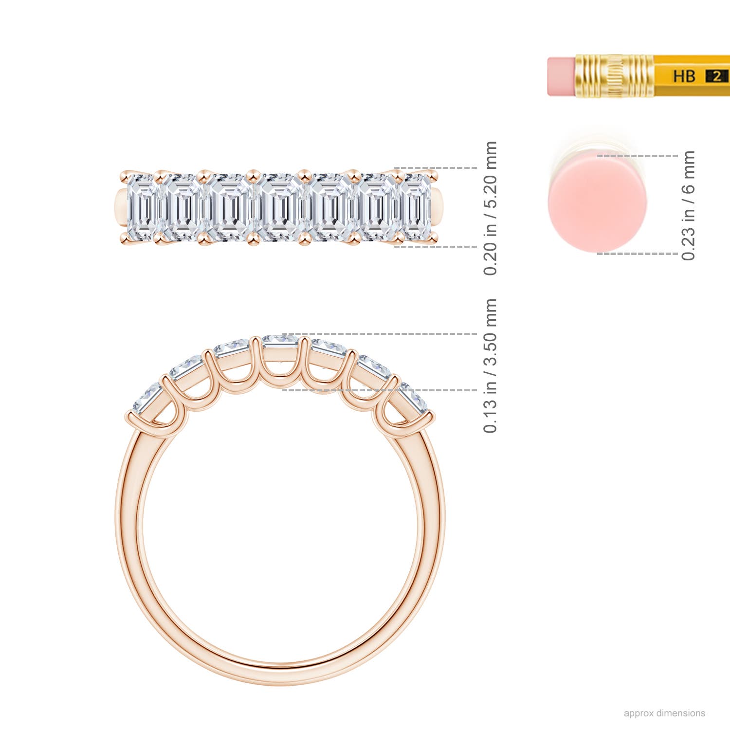 H, SI2 / 1.4 CT / 14 KT Rose Gold