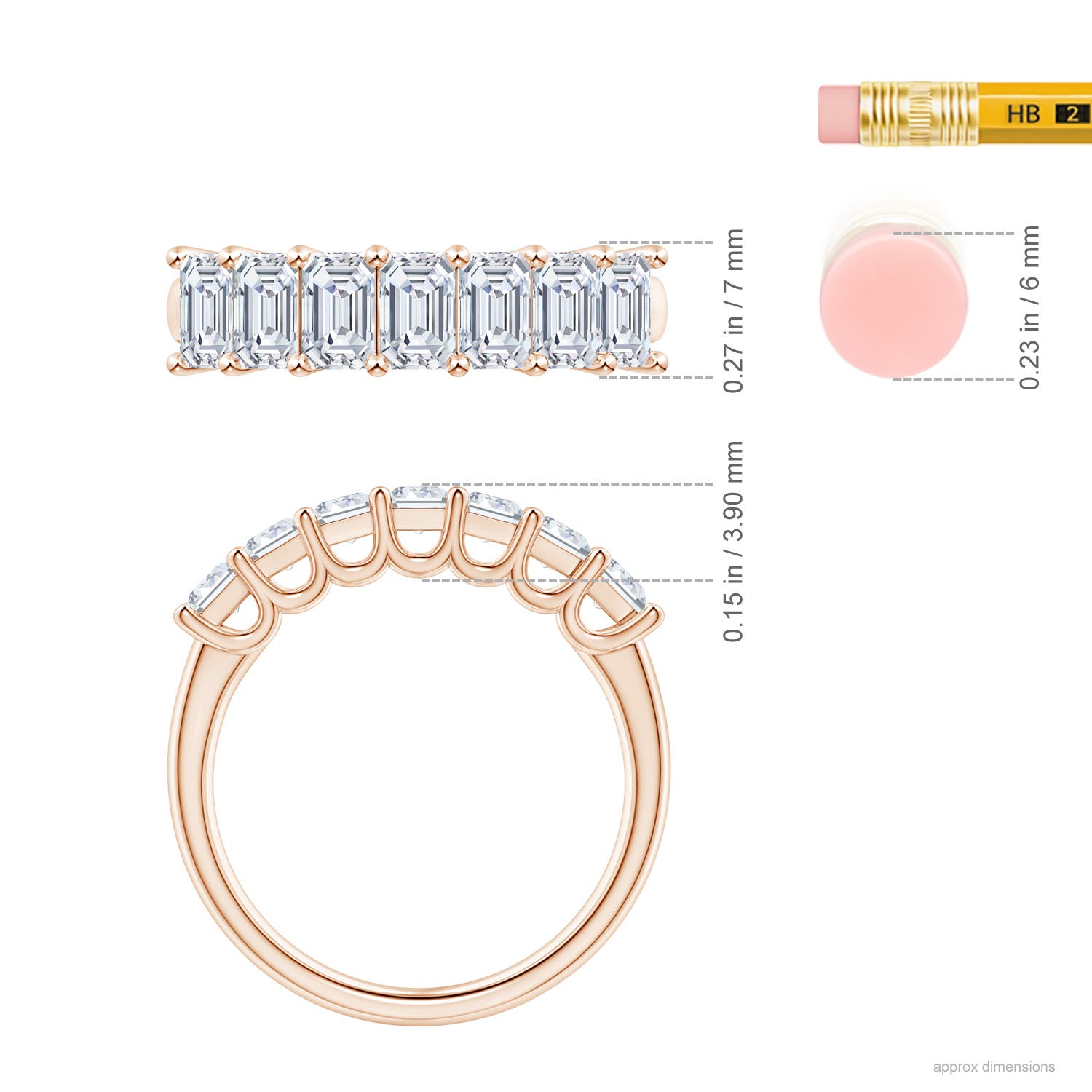 G, VS2 / 2.24 CT / 14 KT Rose Gold