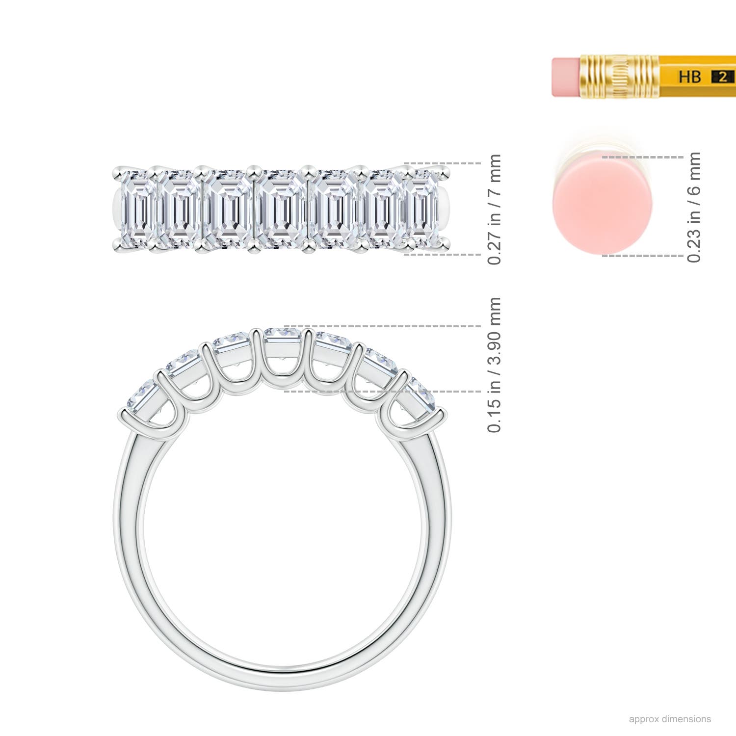 H, SI2 / 2.24 CT / 14 KT White Gold