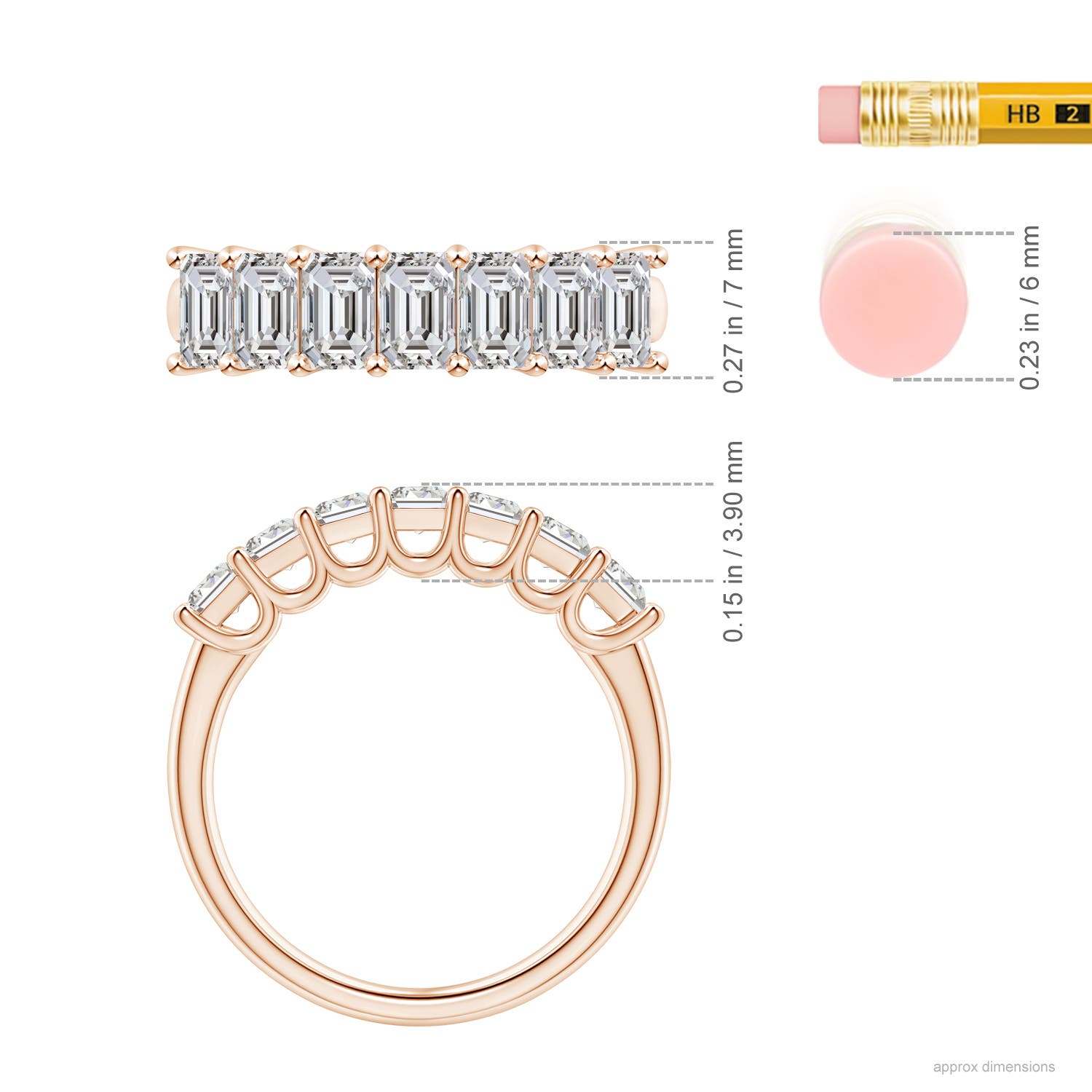 I-J, I1-I2 / 2.24 CT / 14 KT Rose Gold