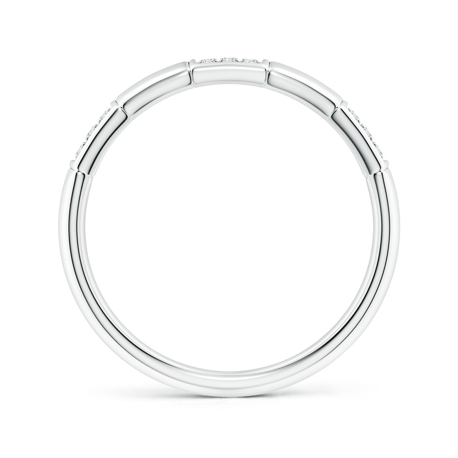 1.3mm GVS2 Alternating Pave-Set Diamond Stackable Band in S999 Silver side 199