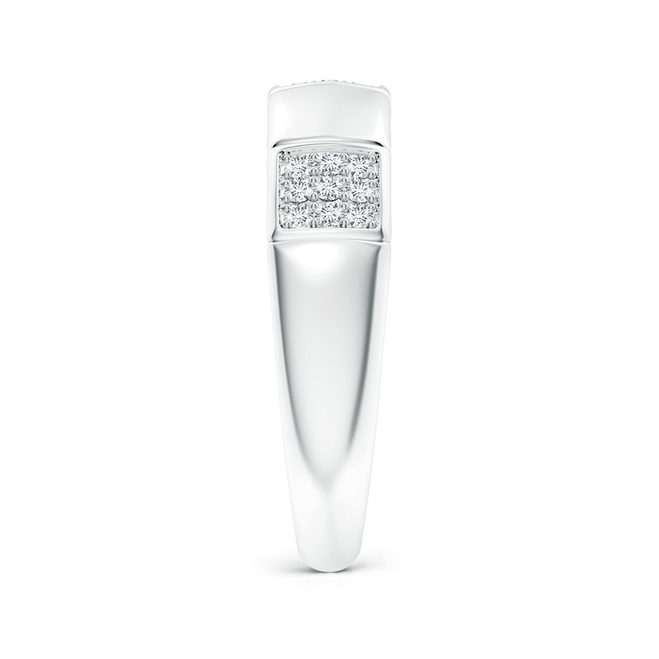 1.3mm GVS2 Alternating Pave-Set Diamond Stackable Band in White Gold side 299