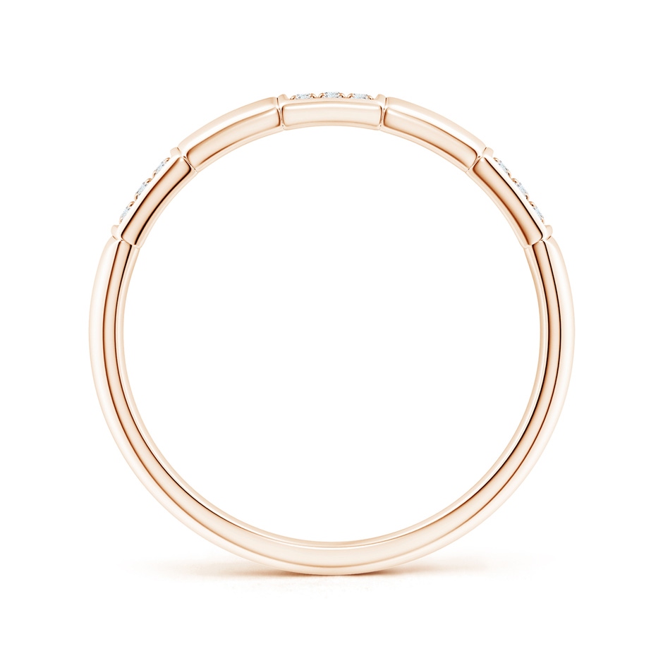 1mm GVS2 Alternating Pave-Set Diamond Stackable Band in Rose Gold side 199