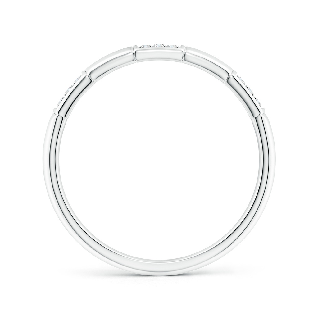 1mm GVS2 Alternating Pave-Set Diamond Stackable Band in S999 Silver - side 199