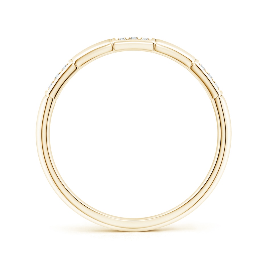 1mm GVS2 Alternating Pave-Set Diamond Stackable Band in Yellow Gold side 199