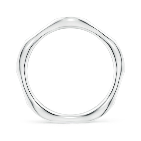 2.1mm GVS2 Pave-Set Diamond Pentagon Stackable Band in White Gold