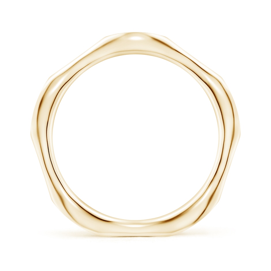 2.1mm GVS2 Pave-Set Diamond Pentagon Stackable Band in Yellow Gold side 199