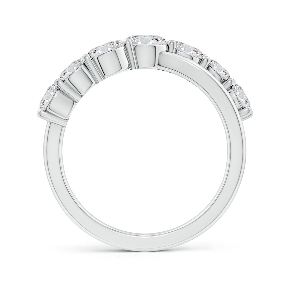 4.5mm HSI2 Graduated Round Diamond Broad Fashion Band in White Gold side 199
