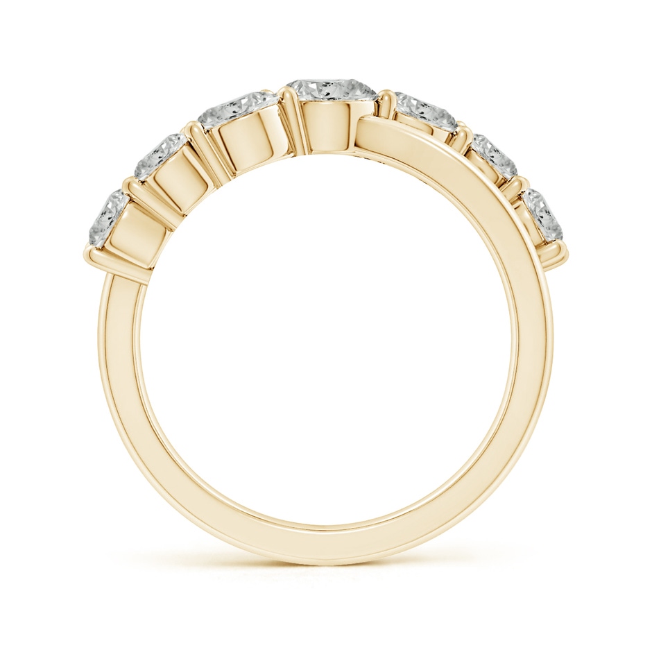 4.5mm KI3 Graduated Round Diamond Broad Fashion Band in 18K Yellow Gold side 199
