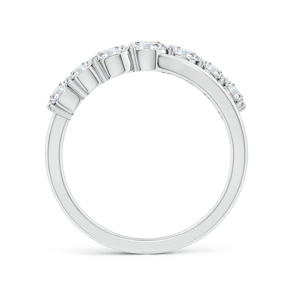 4mm GVS2 Graduated Round Diamond Broad Fashion Band in S999 Silver - side 199