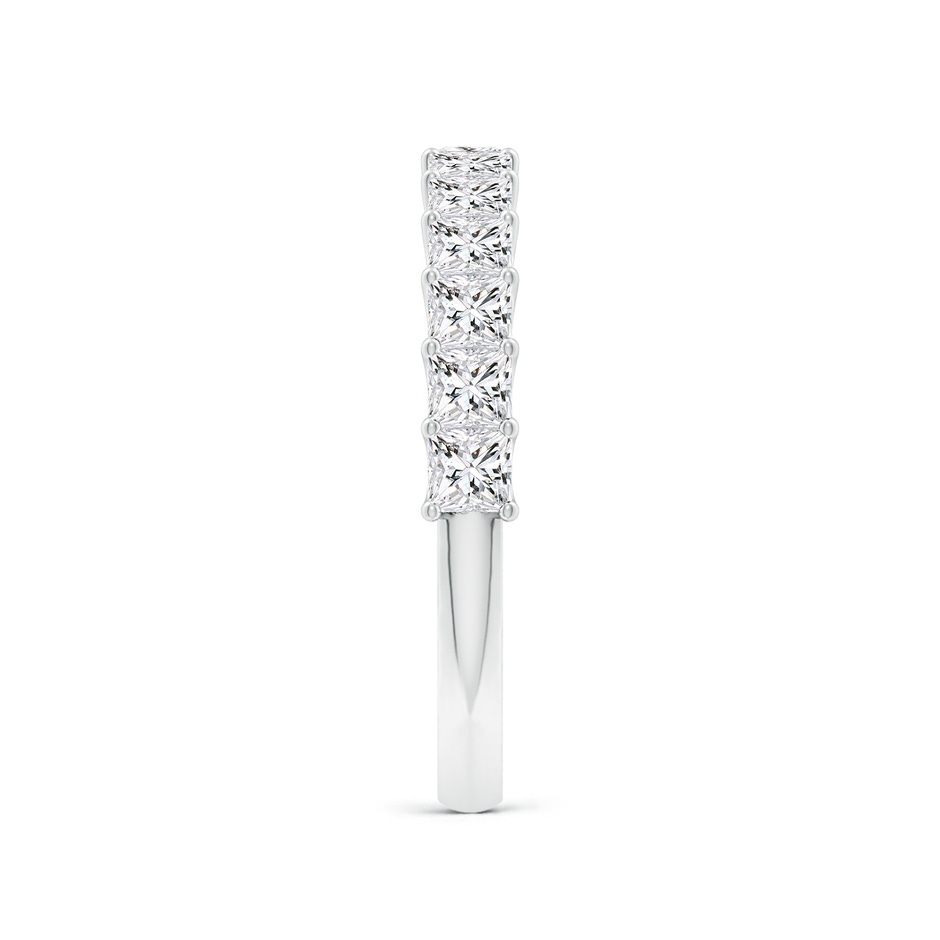 2.5mm HSI2 Shared Prong-Set Princess-Cut Diamond Half Eternity Wedding Band in P950 Platinum side 299
