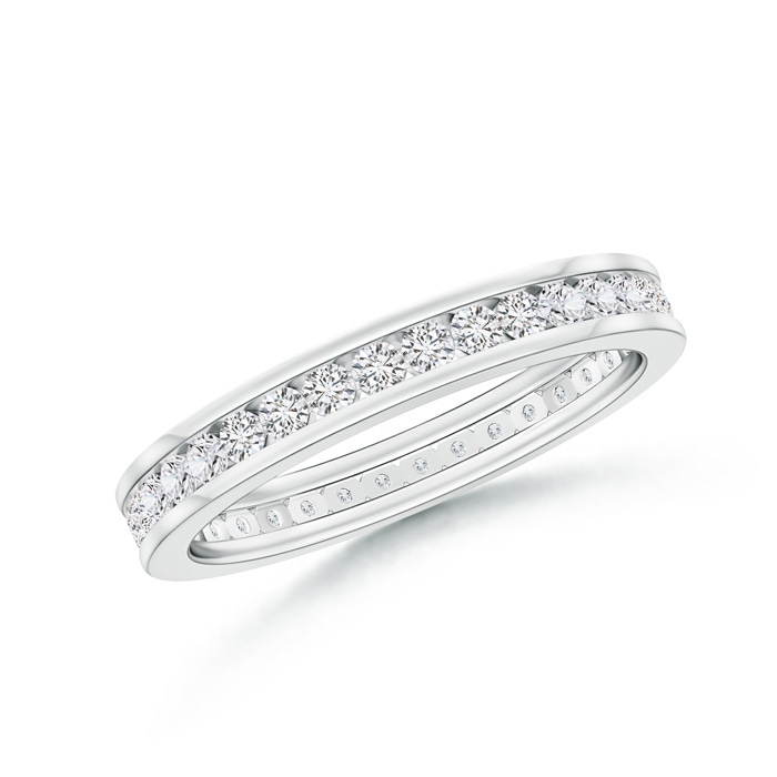 1.5mm HSI2 Channel Set Eternity Diamond Wedding Band in 55 P950 Platinum