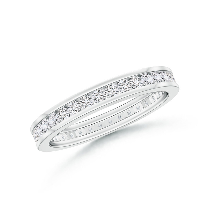 1.5mm HSI2 Channel Set Eternity Diamond Wedding Band in 55 P950 Platinum 