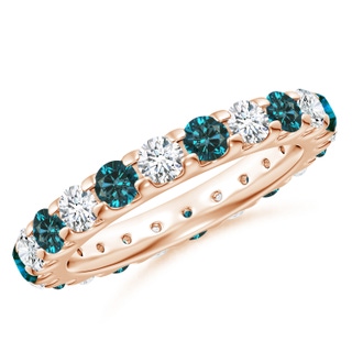 Round AA Enhanced Blue Diamond