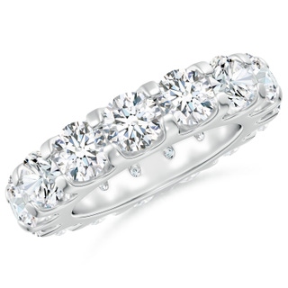 5.1mm GVS2 Shared Prong-Set Diamond Eternity Wedding Band for Her in 55 P950 Platinum
