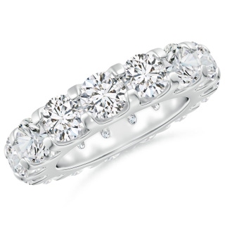 5.1mm HSI2 Shared Prong-Set Diamond Eternity Wedding Band for Her in 55 P950 Platinum