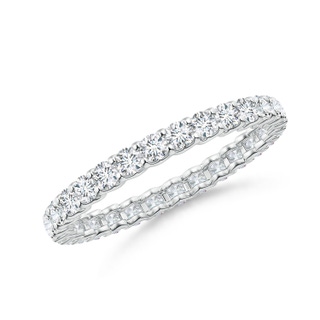 2mm GVS2 Prong Set Diamond Full Eternity Wedding Band in 55 P950 Platinum