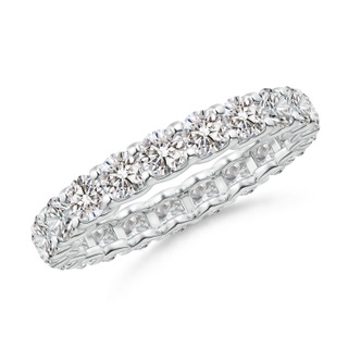 3mm IJI1I2 Prong Set Diamond Full Eternity Wedding Band in 55 P950 Platinum