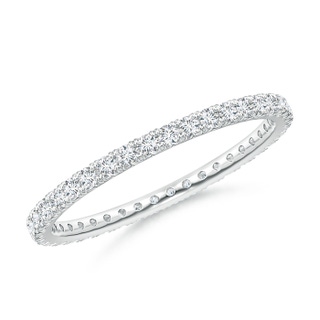 1.4mm GVS2 Fishtail-Set Diamond Eternity Wedding Band in 55 P950 Platinum