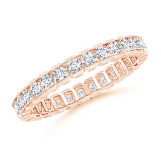 2mm GVS2 Box Set Diamond Eternity Wedding Band in 55 Rose Gold