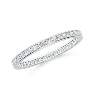 1.3mm GVS2 Channel-Set Diamond Eternity Wedding Band in 60 P950 Platinum