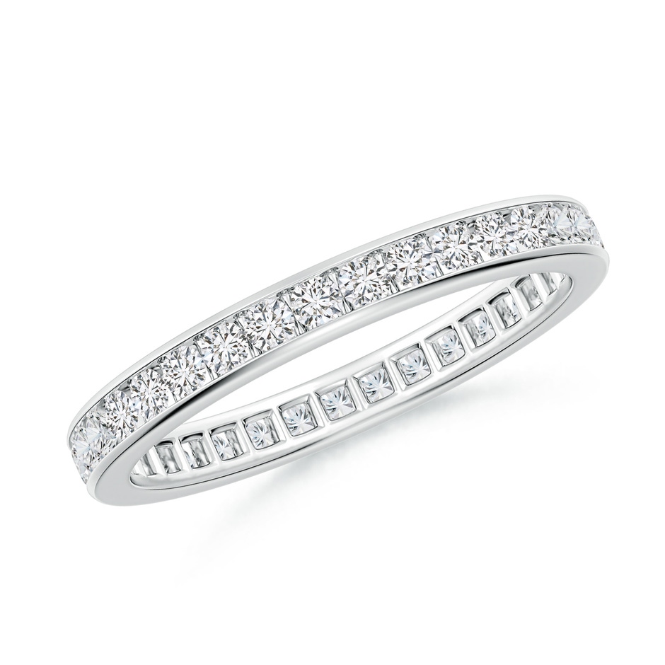 1.7mm HSI2 Channel-Set Diamond Eternity Wedding Band in 70 P950 Platinum 