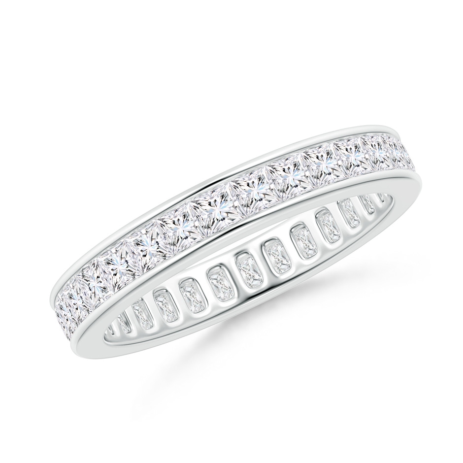 2mm GVS2 Channel Set Princess-Cut Diamond Eternity Band in 65 P950 Platinum 