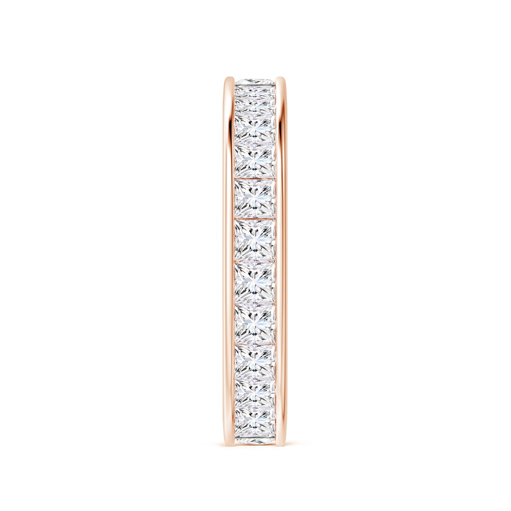2mm GVS2 Channel Set Princess-Cut Diamond Eternity Band in 75 Rose Gold Side-2