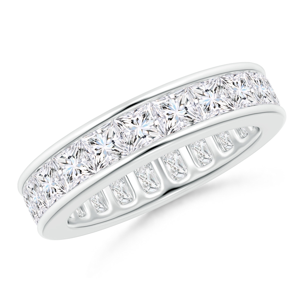 3mm GVS2 Channel Set Princess-Cut Diamond Eternity Band in 50 P950 Platinum