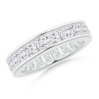 3mm GVS2 Channel Set Princess-Cut Diamond Eternity Band in 55 P950 Platinum