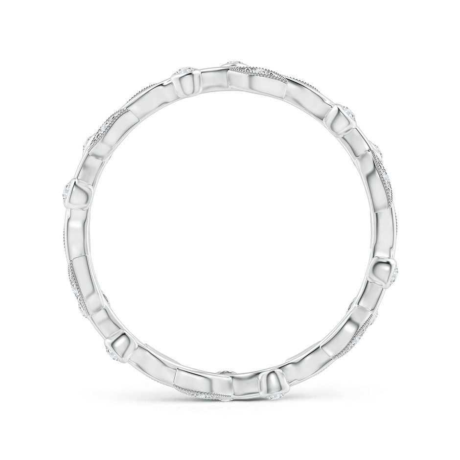 1.3mm GVS2 Diamond Vine and Leaf Eternity Band in 55 White Gold side-1