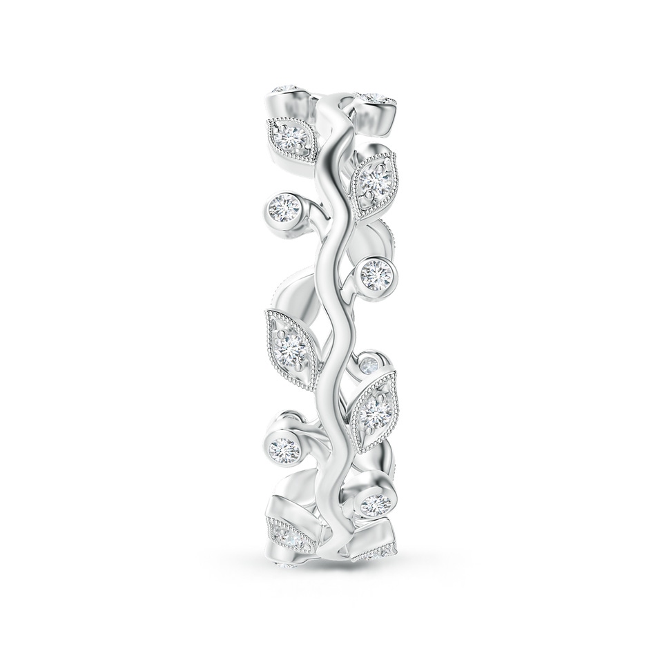 1.3mm GVS2 Diamond Vine and Leaf Eternity Band in 55 White Gold side-2