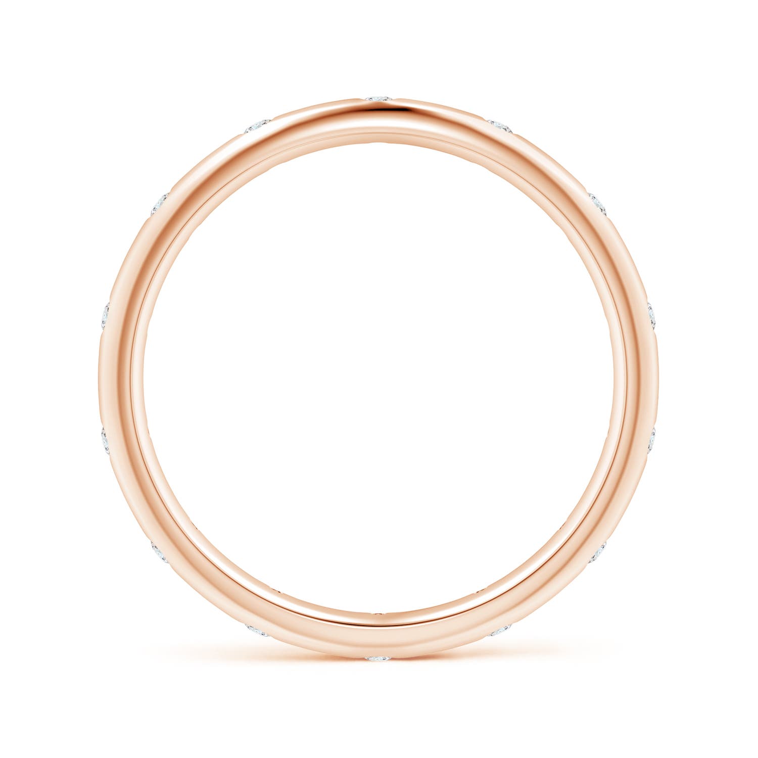 G, VS2 / 0.14 CT / 14 KT Rose Gold