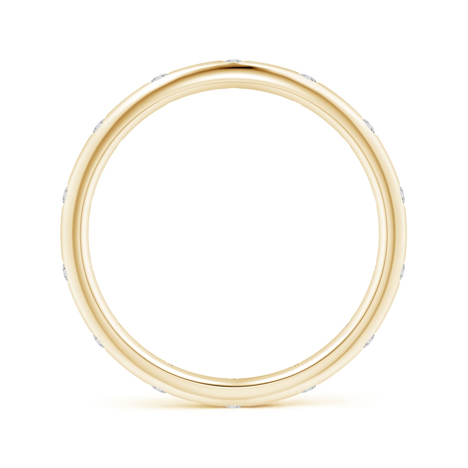 1.3mm HSI2 Gypsy-Set Round Diamond Eternity Band in Yellow Gold side-1