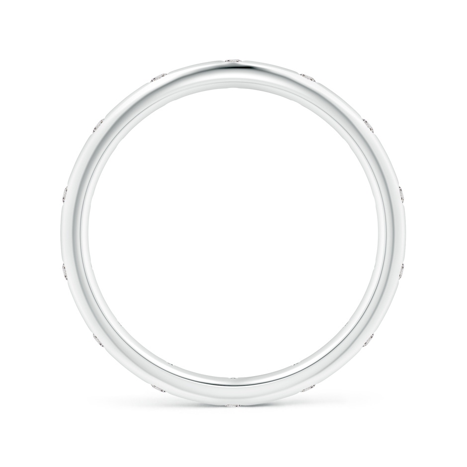 1.3mm IJI1I2 Gypsy-Set Round Diamond Eternity Band in 9K White Gold side 1