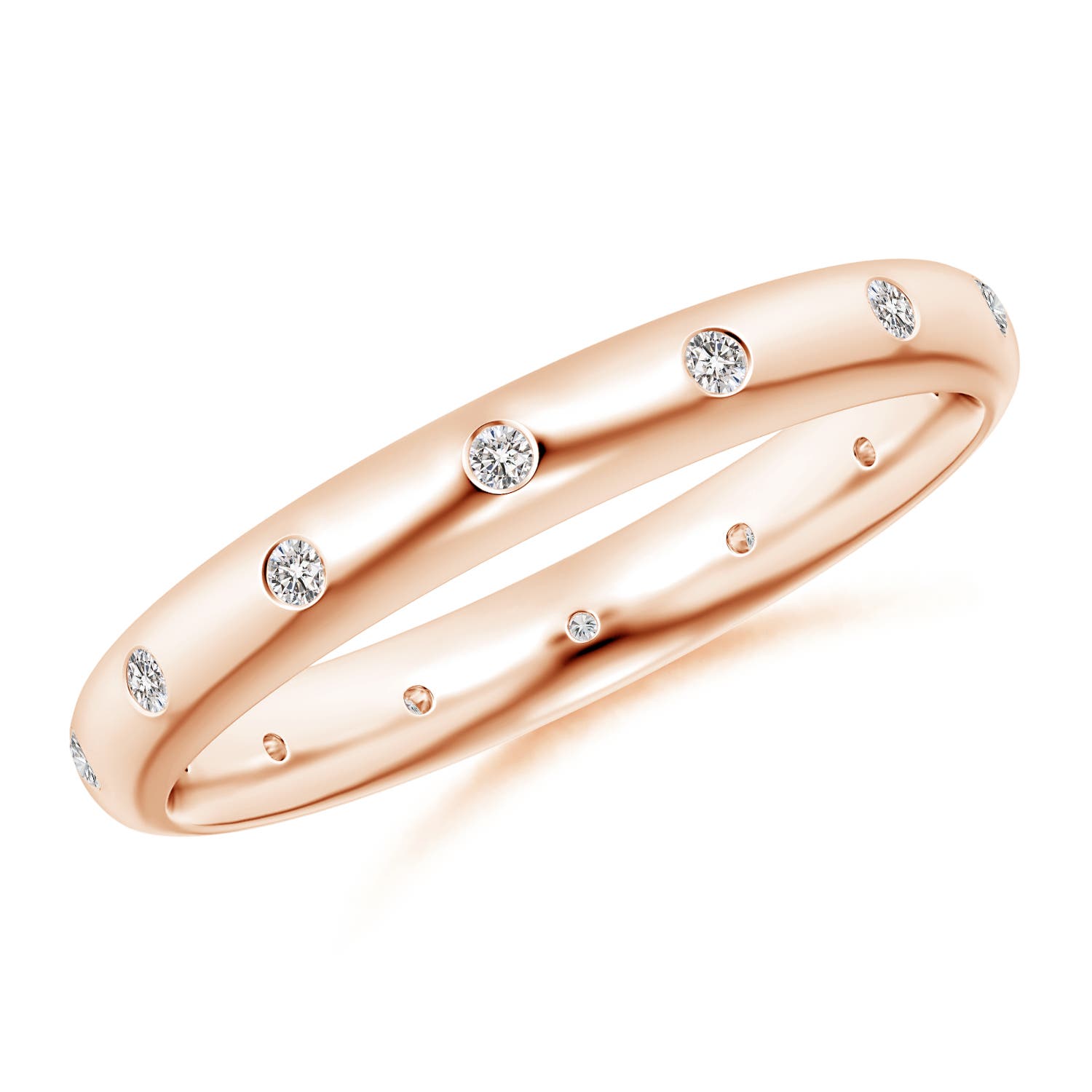 I-J, I1-I2 / 0.14 CT / 14 KT Rose Gold