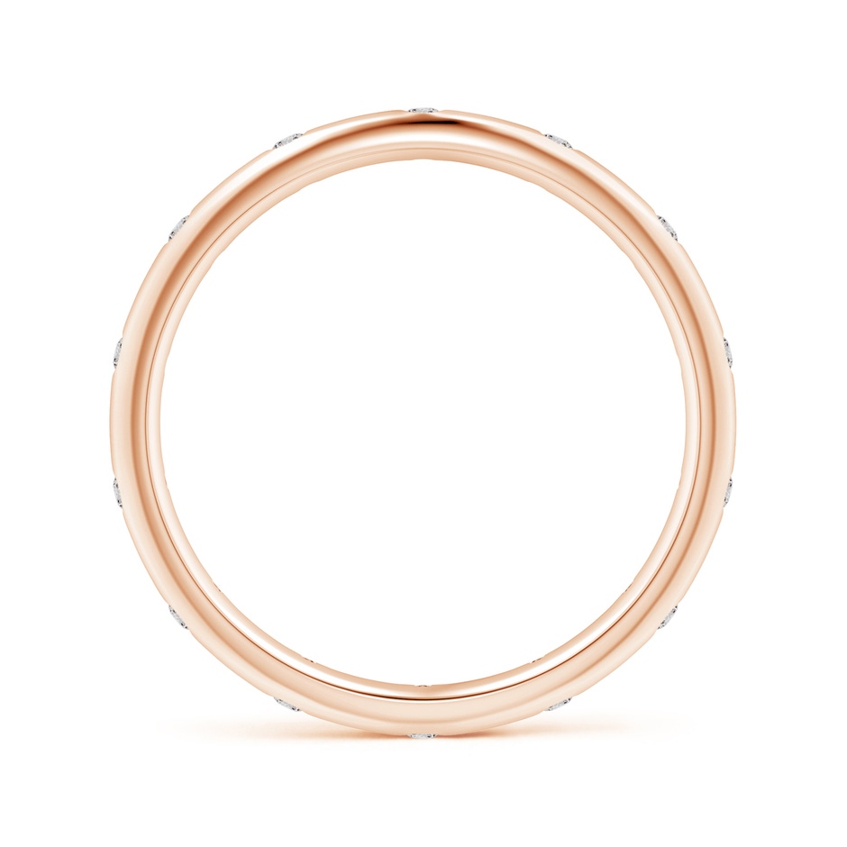 1.3mm IJI1I2 Gypsy-Set Round Diamond Eternity Band in Rose Gold side-1