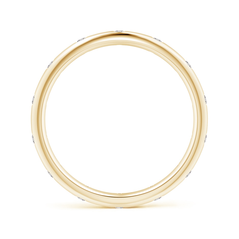 1.3mm IJI1I2 Gypsy-Set Round Diamond Eternity Band in Yellow Gold side-1