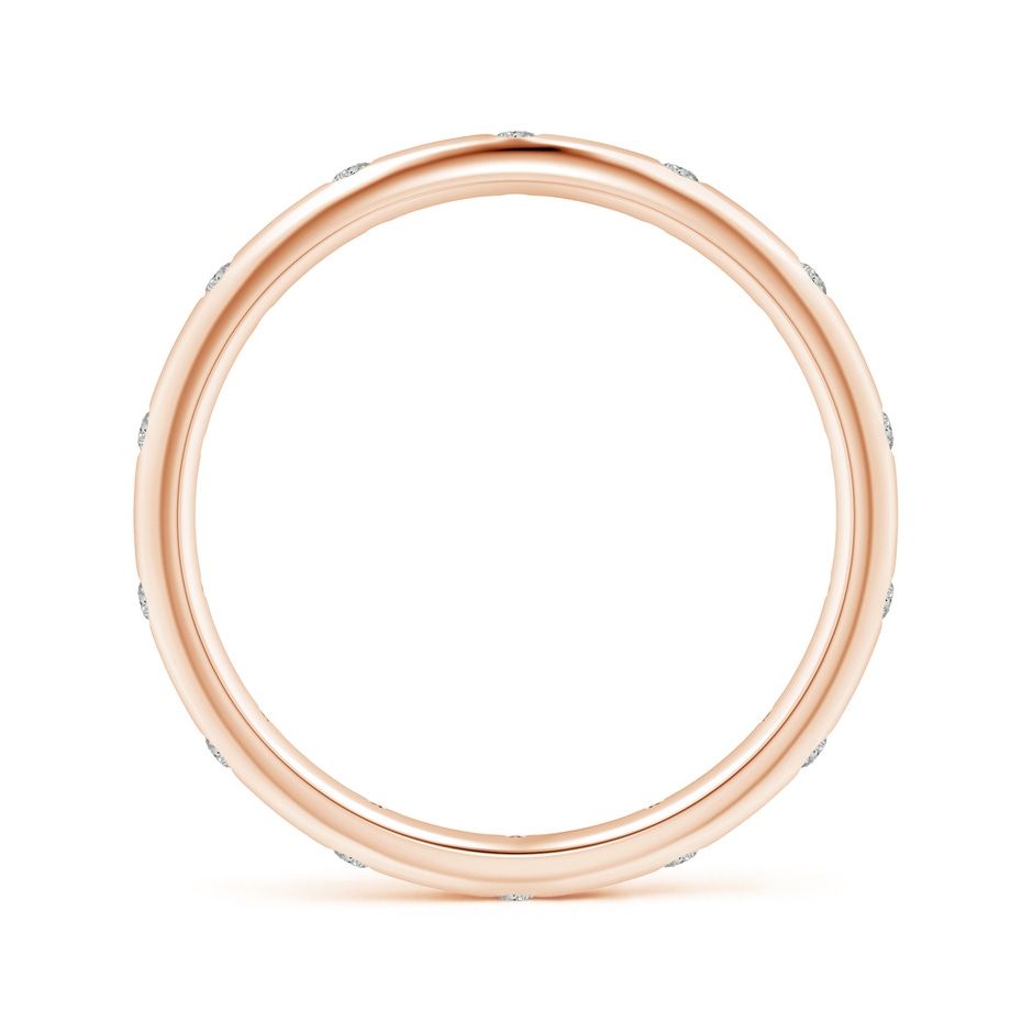1.3mm KI3 Gypsy-Set Round Diamond Eternity Band in Rose Gold side-1