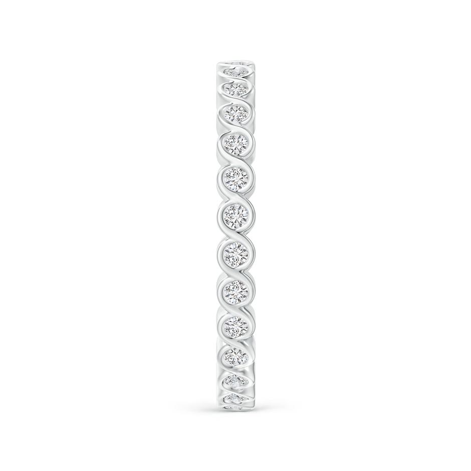 1.45mm HSI2 Bezel-Set Diamond Eternity Stackable Band in 50 P950 Platinum side-2