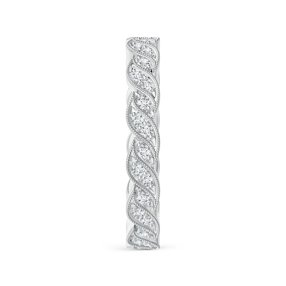 1.35mm GVS2 Pave-Set Diamond Stackable Eternity Band in 65 White Gold side-2