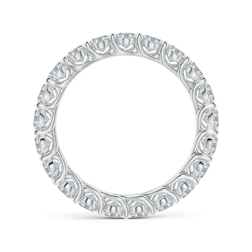 5x3mm HSI2 Prong-Set Oval Diamond Full Eternity Wedding Ring in 75 White Gold Side-1