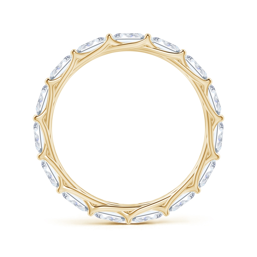 4x3mm GVS2 East-West Emerald-Cut Diamond Eternity Wedding Ring in 55 Yellow Gold - side_1