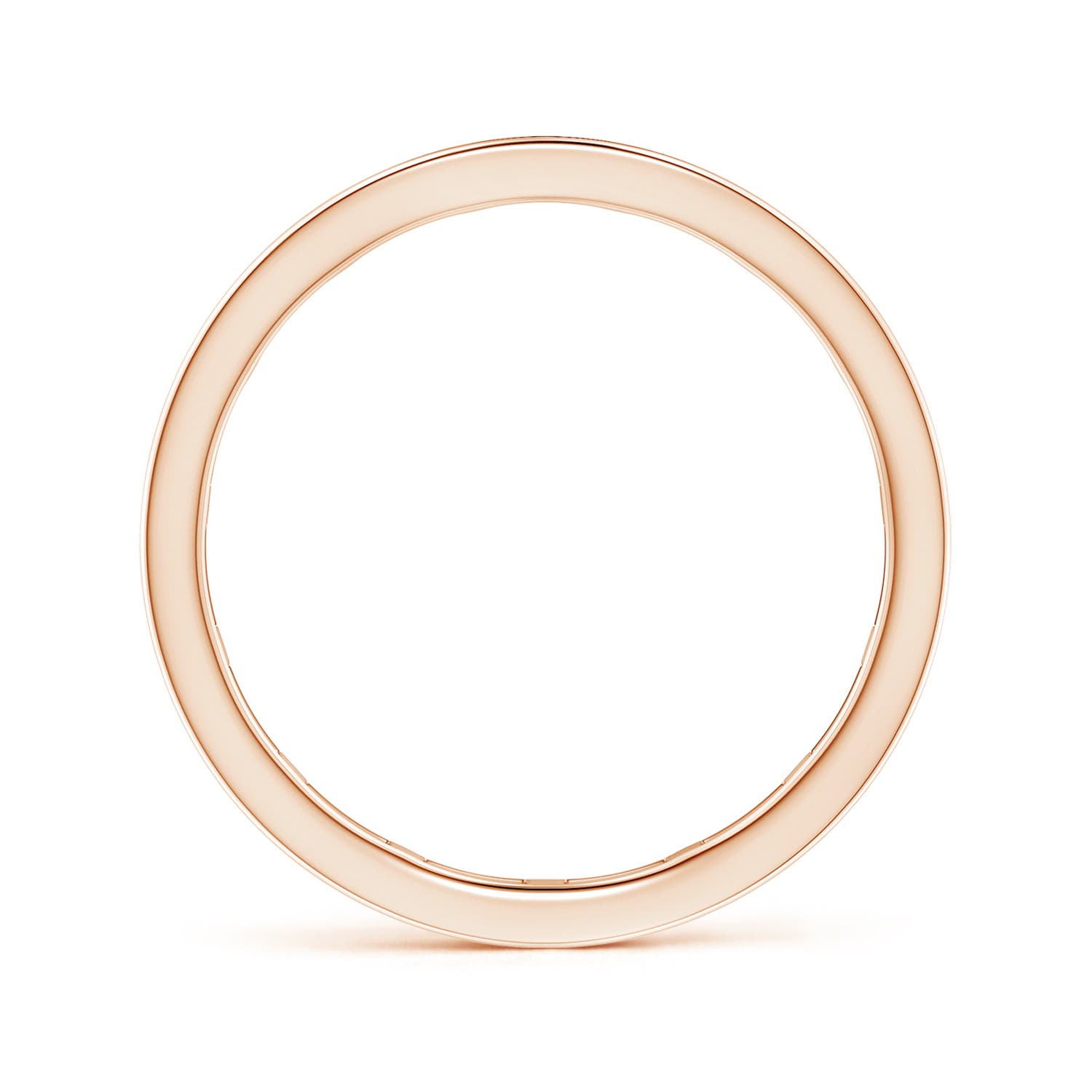 4x2mm GVS2 Channel-Set Baguette Diamond Full Eternity Wedding Ring in 75 Rose Gold - side 2